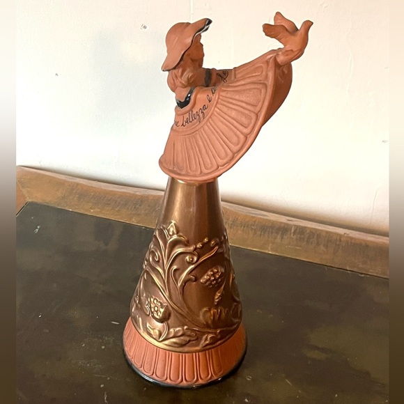 RARE TerraCopper 16" Figurine by Artist Kim Lawrence "A HEART AT PEACE" #114769 - Picture 4 of 16